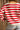 Eliana Red & Ivory Stripe Knit Sweater- close up view 
