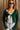 Candice Dark Green Front Tie Cardigan- font top view