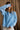 Mina Washed Blue Hoodie Sweater- front top view