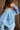 Mina Washed Blue Hoodie Sweater- side view