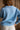 Mina Washed Blue Hoodie Sweater- back view