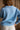 Mina Washed Blue Hoodie Sweater- back view