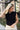 Malia Black Knit Sleeveless Sweater- close up top view