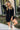 Natalie Black Gold Zip-Up Mini Dress- front view