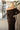 Lillian Brown Knit Off-The-Shoulder Dress- back view
