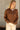 Rowyn Brown Button-Up Knit Cardigan - front top view