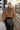 Eliana Brown Faux Fur Cardigan- back view