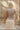 Stevie Taupe & Cream Button-Up Vest- full back view