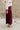 Ana Burgundy Satin Midi Skirt- side view