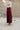 Ana Burgundy Satin Midi Skirt- full side view