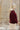 Rowyn Burgundy Button-Up Knit Cardigan- side view