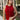 Lilliana Deep Red Button-Up Knit Tank- front view