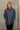 Hadley Charcoal Grey Mineral Wash Sweatshirt- front top view