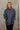 Hadley Charcoal Grey Mineral Wash Sweatshirt- front top view