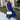 Selena Navy Blue Halter Midi Dress- full body view