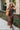 Naomi Brown Satin Belted Maxi Dress- full body front view