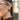 Juliana Brown & Gold Open Hoop Earrings - close up view - close