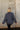 Hadley Charcoal Grey Mineral Wash Sweatshirt- full back view