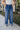 Kancan: Gia Dark Denim 90s Wide Leg Jeans- front view