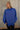 Hadley Royal Blue Mineral Wash Sweatshirt- front view