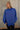 Hadley Royal Blue Mineral Wash Sweatshirt- front view