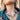 Lena Brown Multi & Gold Heart Scarf Necklace- front view