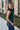 Evie Dark Green Ribbed Knit Tank- full side view