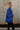 Hadley Royal Blue Mineral Wash Sweatshirt- full body side view