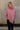 Hadley Mauve Pink Mineral Wash Sweatshirt- close up front view