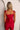 Layla Crimson Red Tie Straps Tank- back view