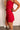 Layla Crimson Red Shorts- close up side view