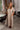 Alara Brown & Cream Stripe Midi Dress- full front view