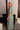 Alara Hunter Green & Cream Stripe Midi Dress- side view