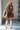 Faye Brown Leather Shoulder Purse- full body front view