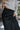 Bristol Dark Green Satin Midi Skirt- close up top view