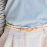 Caroline Gold Knot Belt - front view