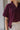 Kiara Deep Burgundy Short Sleeve Top - top side view