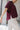 Kiara Deep Burgundy Short Sleeve Top - frontal side view