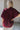 Kiara Deep Burgundy Short Sleeve Top - back view