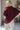 Kiara Deep Burgundy Short Sleeve Top - full back view