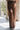 Marie Brown Suede Wide Leg Pants- close up front view