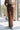 Marie Brown Suede Wide Leg Pants- front view