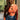 Demi Rust Keyhole Long Sleeve Top- front view