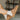 Joia Brown Suede Slide-On Clog Mule- view of side on model