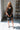 Zara Black Flare Mini Dress- full body view