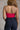 Leah Alabama "A" Crimson & White Tube Top- full back view
