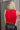 Georgia Bulldogs Red Cropped Graphic Tank- top back view