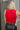 Georgia Bulldogs Red Cropped Graphic Tank- top back view