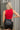 Georgia Bulldogs Red Cropped Graphic Tank- back view