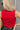 Georgia Bulldogs Red Cropped Graphic Tank- close up back view